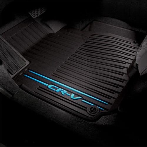 Honda All Season Floor Mats - High Wall - Blue Logo (CRV 2017-2022) 08P17-TLA-121A